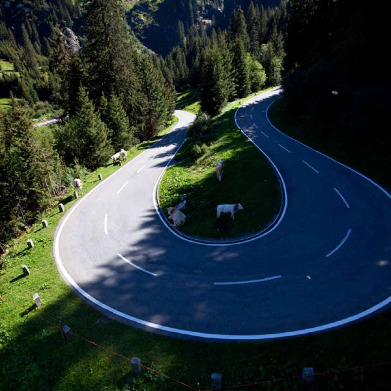 Spitzkehre Silvretta Hochalpenstraße