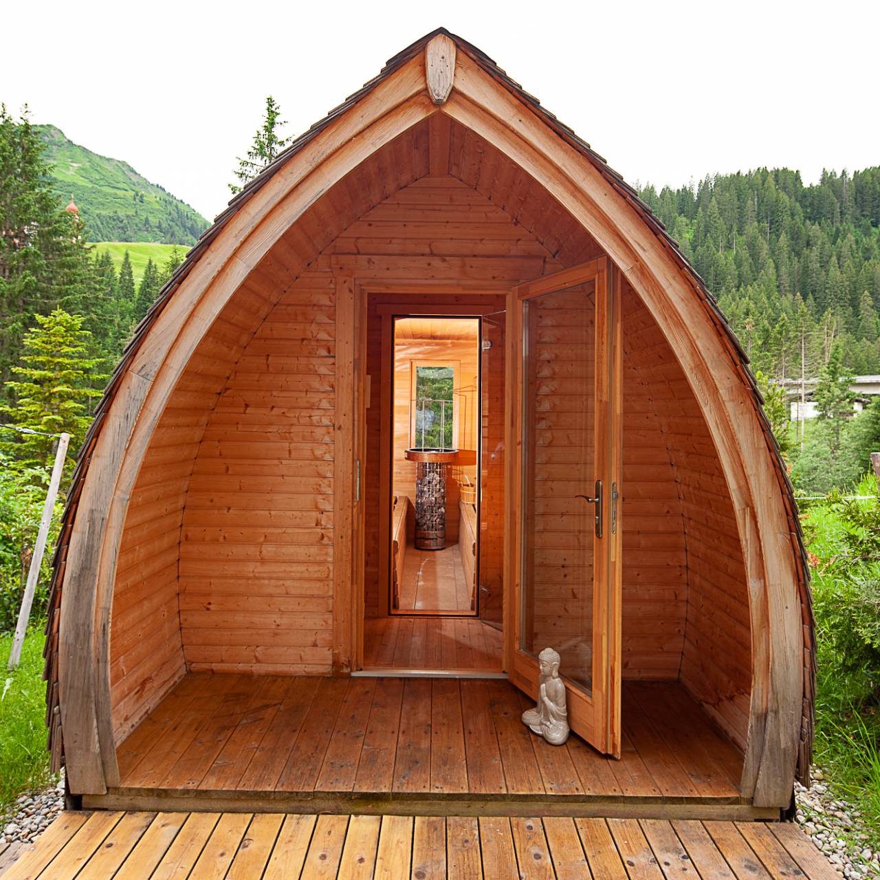 Finnische Außensauna