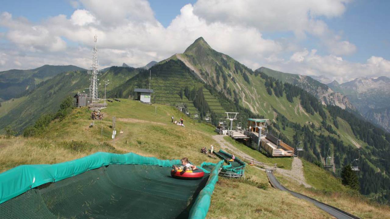 Summer toboggan run