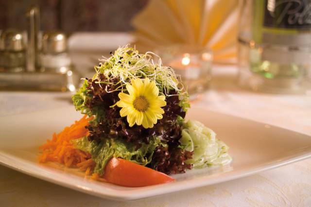 Salatbuffet im Hotel Madlener in Damüls