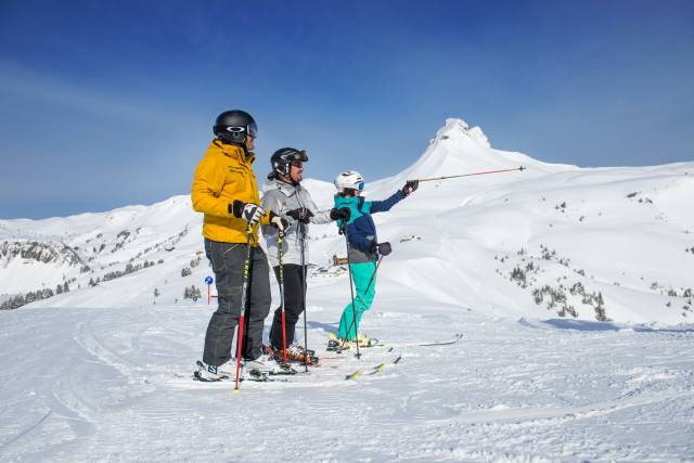 Skifahrer in Damüls